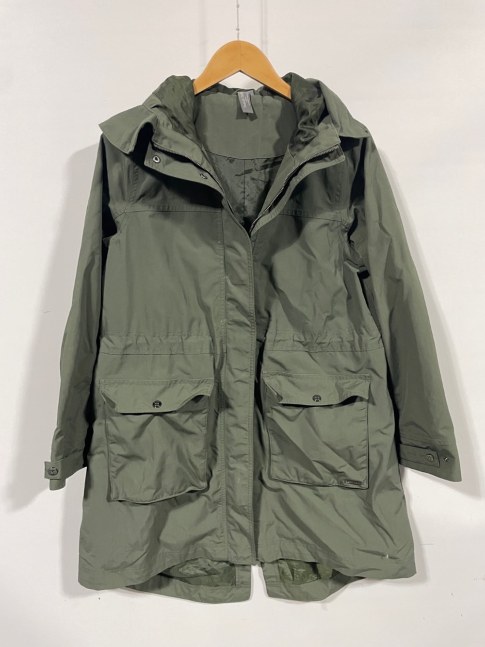 Sweaty Betty Women's Olive Hooded Anorak Jacket - Medium